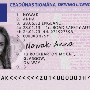 Acquista la patente di guida irlandese online